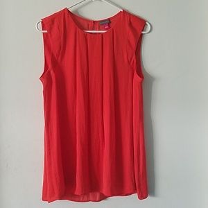 VINCE CAMUTO orange blouse size small
